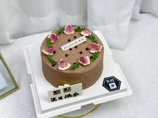 厚纯巧克力蛋糕（蛋糕体偏矮） 商品图0