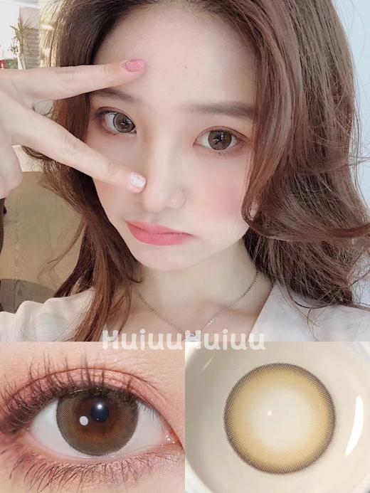 【中直径】SPRINGCON-茶漾甜棕14.2mm【0-800度 含525/575】【有货度数：750度】 商品图0