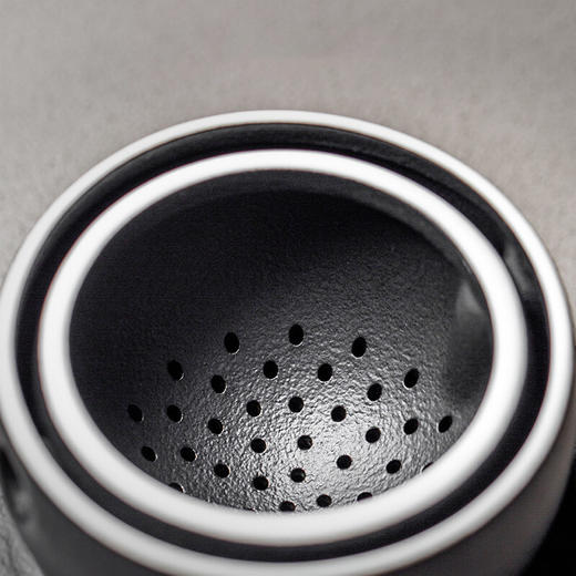 旅行茶具快客杯一壶三杯功夫茶壶陶瓷便携式户外茶具泡茶套装简约 伊-ET快客（太白色） 商品图6