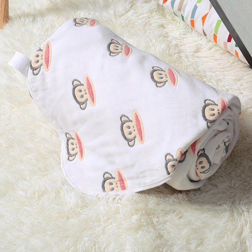 大嘴猴 纱布毯纯棉盖毯可爱  100%棉A类 商品图4