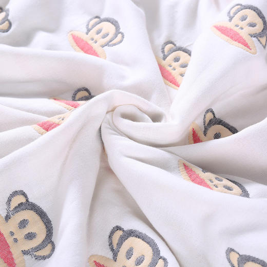 大嘴猴 纱布毯纯棉盖毯可爱  100%棉A类 商品图6