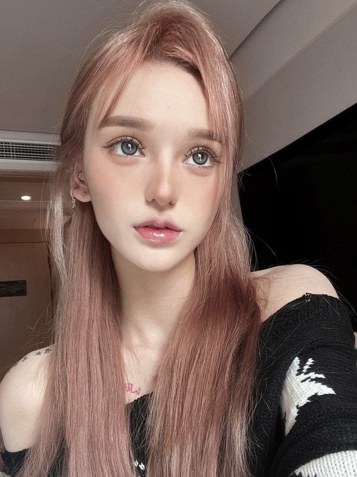 iMUDI年抛隐形眼镜 奶蓝灰14.2mm 1副/2片-VVCON美瞳商城14