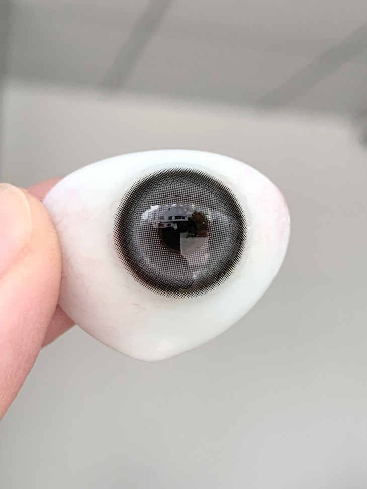 iMUDI年抛隐形眼镜 奶蓝灰14.2mm 1副/2片-VVCON美瞳商城5