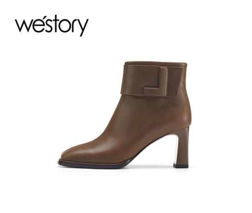westory2022年秋冬新款复古时尚百搭短靴81931 商品图1