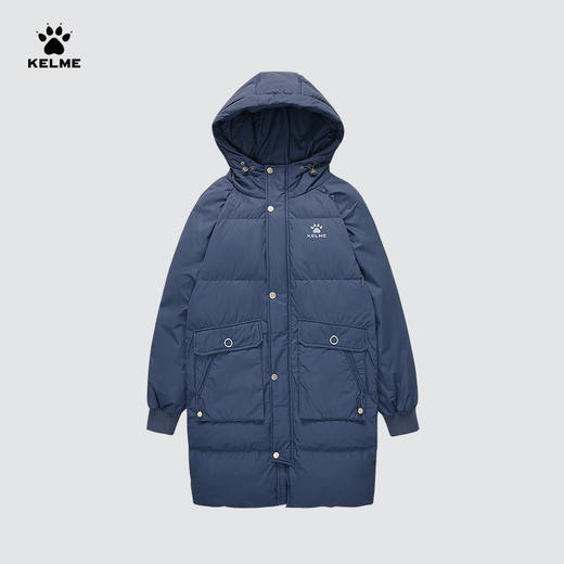 卡尔美运动羽绒过膝休闲外套休闲户外加厚中长款保暖大衣男 商品图2