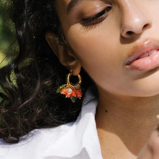 北京仓｜Annele-Lingonberry-蔓越莓 耳环［芬兰设计师］ 商品图4