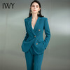 IWY/新款高端西装套装女时尚正装春秋款微喇西裤讲师西服职业装女装223163C1+P3 商品缩略图0