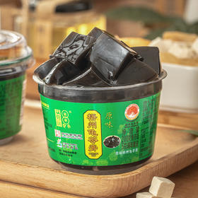 广西梧州双钱龟苓膏原味碗装200g*3碗+红豆碗装180g*3碗 混合口味 粒粒红豆零食下午茶特产