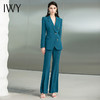 IWY/新款高端西装套装女时尚正装春秋款微喇西裤讲师西服职业装女装223163C1+P3 商品缩略图4