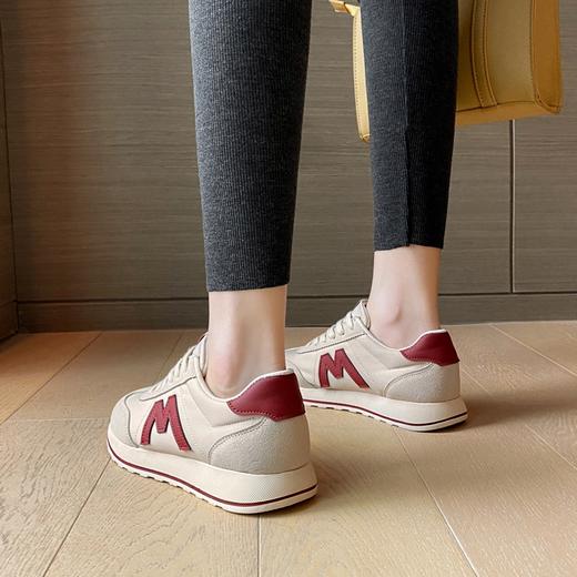 【ZHR】女鞋2022年秋冬季加绒新款ins潮百搭休闲轻便减震跑步运动 商品图4