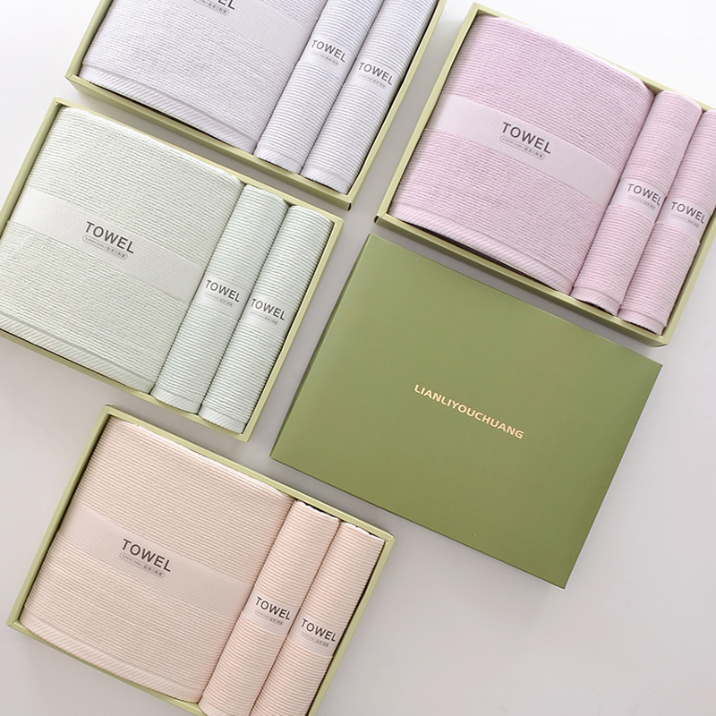 竹纤维毛巾浴巾礼盒