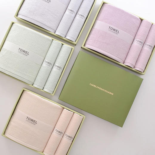 竹纤维毛巾浴巾礼盒 商品图0