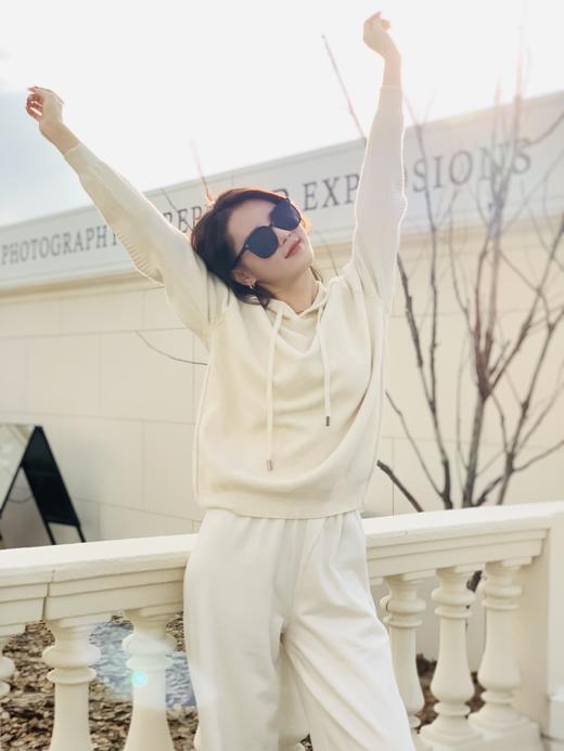 【百图lulu定制】【自由连帽衫】仿羊绒 针织毛衣 连帽衫 商品图10