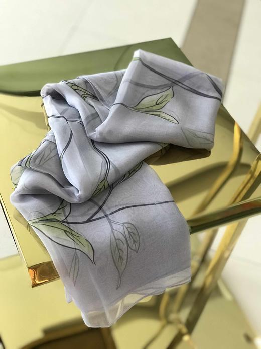 优品堂【如花似锦】100％桑蚕丝长巾 商品图3