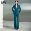 IWY/新款高端西装套装女时尚正装春秋款微喇西裤讲师西服职业装女装223163C1+P3 商品缩略图2