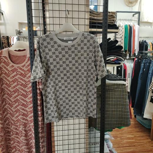 女厚字母中袖T8109 商品图0