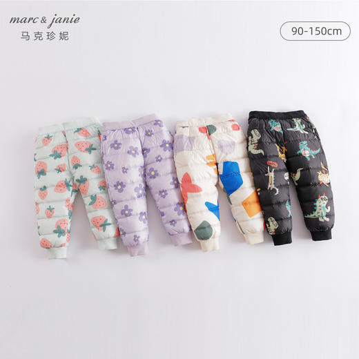 超轻羽绒裤 马克珍妮男女童儿童裤子221703 商品图0
