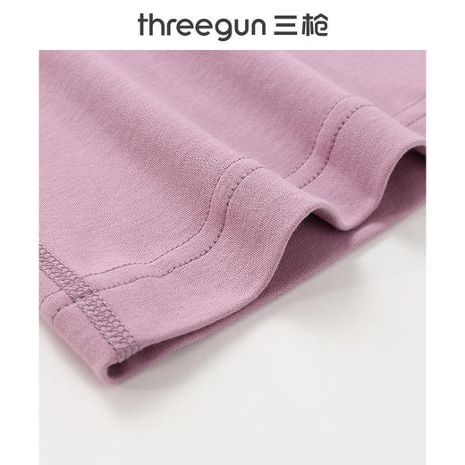 Threegun三枪 【高支新疆长绒棉】圆领女士保暖内衣套装-23976D021 商品图8