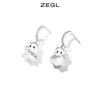 ZEGL设计师万圣节之夜系列小幽灵耳钉女可爱搞怪耳环925银针耳饰 商品缩略图1