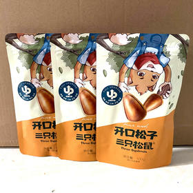 三只松鼠开口松子原味100g