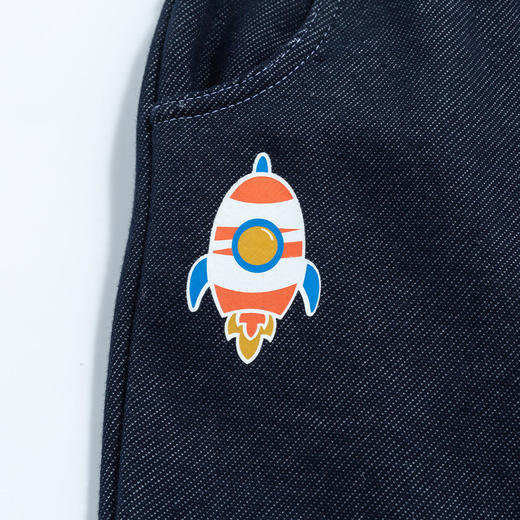 贝贝怡童装儿童新品秋冬加绒保暖休闲裤男童时尚酷帅长裤223K2424 商品图7