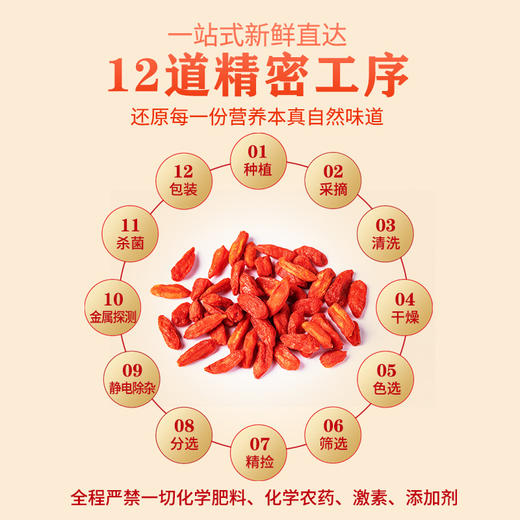 沃山农有机红枸杞105g 105g(7g*15包）/袋 商品图4