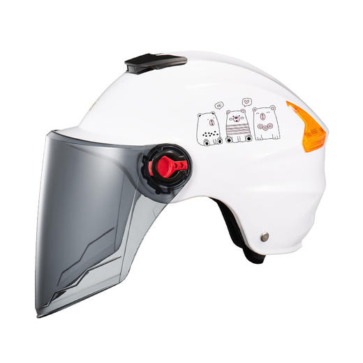 头盔电动车成人男女四季通用半盔冬季哈雷摩托车安全帽 商品图7