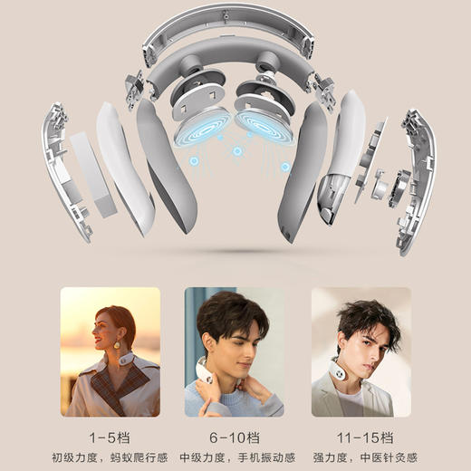 SKG颈椎按摩器智能热敷脖子肩颈部按摩仪4097/4098揉捏护颈劲椎仪 商品图6