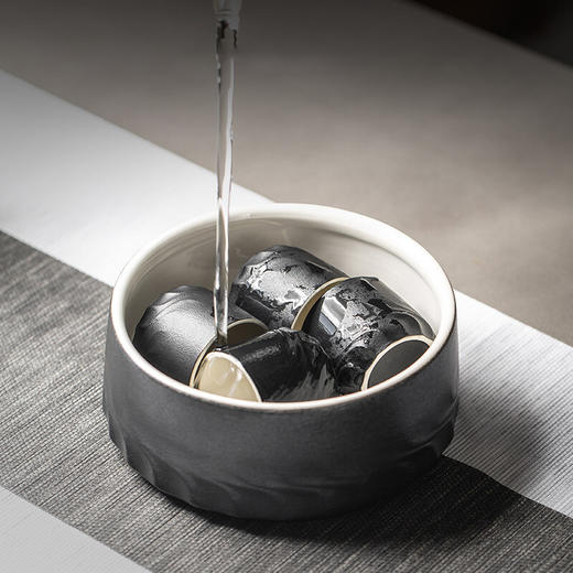 陶瓷茶具套装家用功夫茶壶干泡茶盘小套轻奢办公室日式泡茶 悦方茶盘VN3a 商品图5