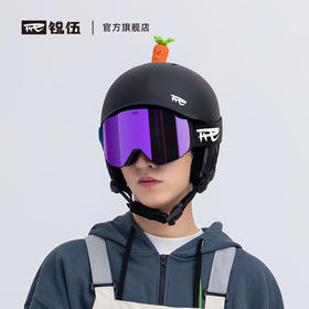 REV锐伍滑雪头盔亚洲头型单双板男女欧美双重安全认证装饰