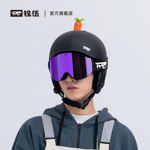 REV锐伍滑雪头盔亚洲头型单双板男女欧美双重安全认证装饰 商品图0