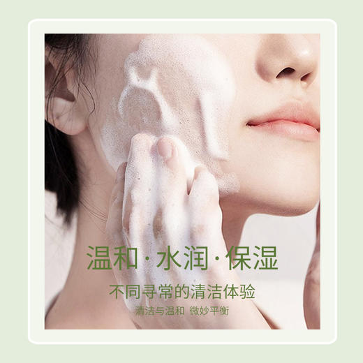 安姑娘植物舒颜洁面泡沫 水润温和洗脸不紧绷 环保可降解 纯素护肤纯净护肤 商品图8