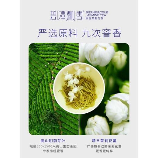 竹叶青-碧潭飘雪特级（论道）54g茶叶礼盒 茉莉花茶 商品图2