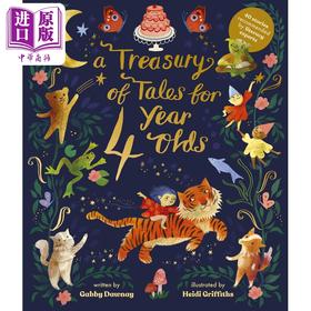 【中商原版】Heidi Griffiths A Treasury Of Tales For Four-Year-Olds 4岁宝宝故事宝库 英文原版小初文学 儿童绘本 寓言