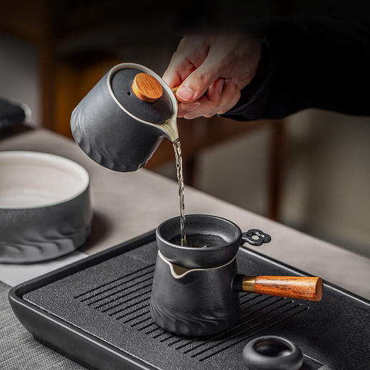 陶瓷茶具套装家用功夫茶壶干泡茶盘小套轻奢办公室日式泡茶 悦方茶盘VN3a 商品图6