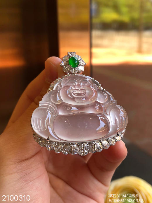 玻璃佛公吊坠【2100310】具体价格微信咨询 商品图8