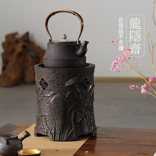 厂家直发龙隐斋老岩泥系列寒露电陶炉 1000w 6档调节 直径21cm*高25cm 商品图2