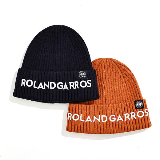 罗兰加洛斯法网线帽2022秋冬百搭针织帽子大头围保暖毛线帽男女 商品图1