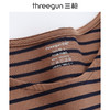 Threegun三枪 【新疆弹力棉】彩条一字领女士长袖上衣打底衫-23192A111 商品缩略图10