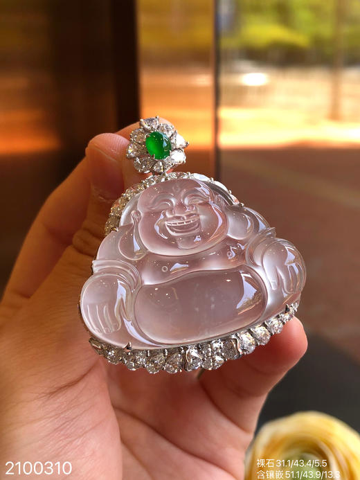 玻璃佛公吊坠【2100310】具体价格微信咨询 商品图5