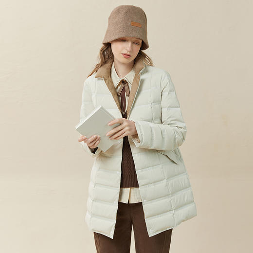 Famecoco范可儿品牌羽绒服女款冬季轻薄羽绒服女显瘦外套女F228AL004 商品图0