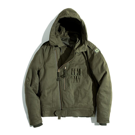 马登工装美式复古加拿大装甲战车机车夹克短款加厚保暖外套男士冬 商品图4