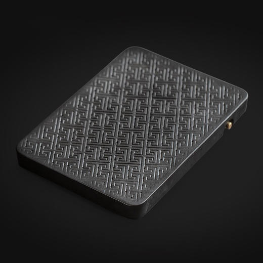 陶瓷秦砖茶盘家用储水式干泡盘功夫茶具简约陶瓷小茶台托盘 秦砖茶盘-灰白VD3a 商品图8