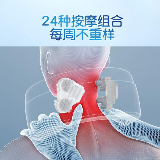 SKG颈椎按摩枕N5热敷颈部U型枕按揉捏脖子护颈仪肩颈疏通神器 商品图6