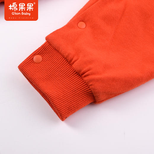 商场同款棉果果冬季男童女童保暖舒适中国风夹棉偏襟连体衣M402722822650 商品图4