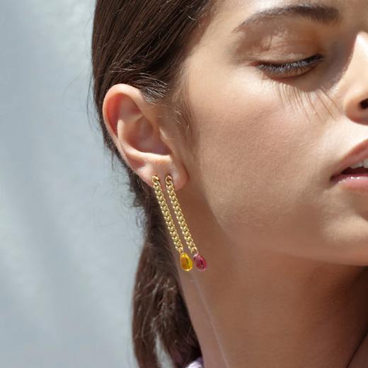 订购6周到｜Annele-Happy Tears-粉红色泪滴 耳环［芬兰设计师］ 商品图7