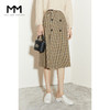 【商场同款】麦檬冬千鸟格纹双排扣装饰半身裙5CA241911 商品缩略图0