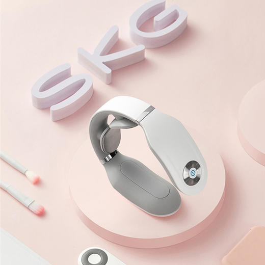 SKG颈椎按摩器智能热敷脖子肩颈部按摩仪4097/4098揉捏护颈劲椎仪 商品图2