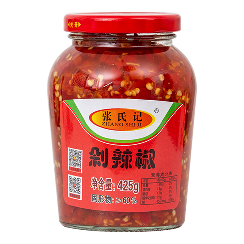 425g张氏记剁辣椒