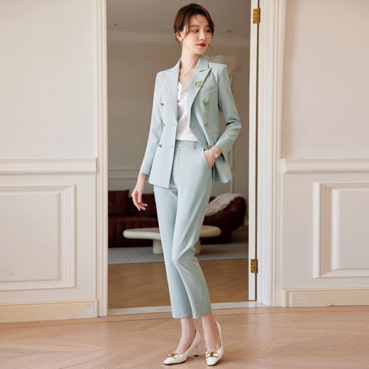 春秋新款设计感高端职业套装气质时尚工装西服 商品图3